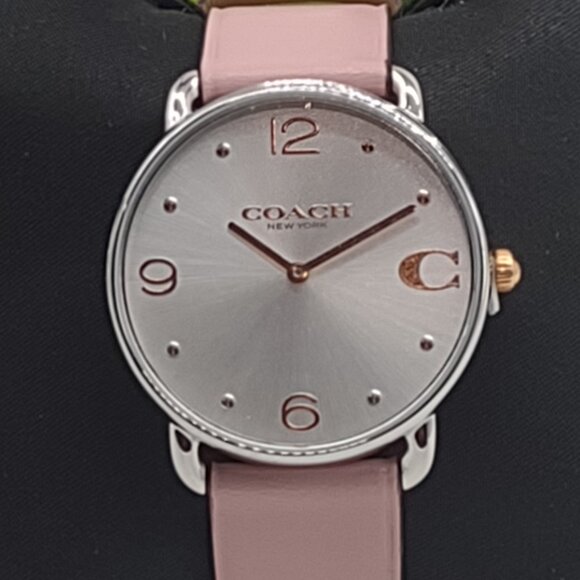 Coach Women's Elliot Blush Leather Strap Watch - Picture 2 of 7